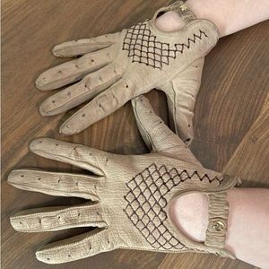 Vintage Leather Driving Gloves